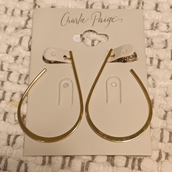 3 pc statement jewelry lot - necklace, calf hair bracelet, tear drop earrings - Picture 12 of 16